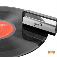 Antistatische Schallplattenbürste Carbon-Faser Dynavox für Vinyl & LP Reinigung