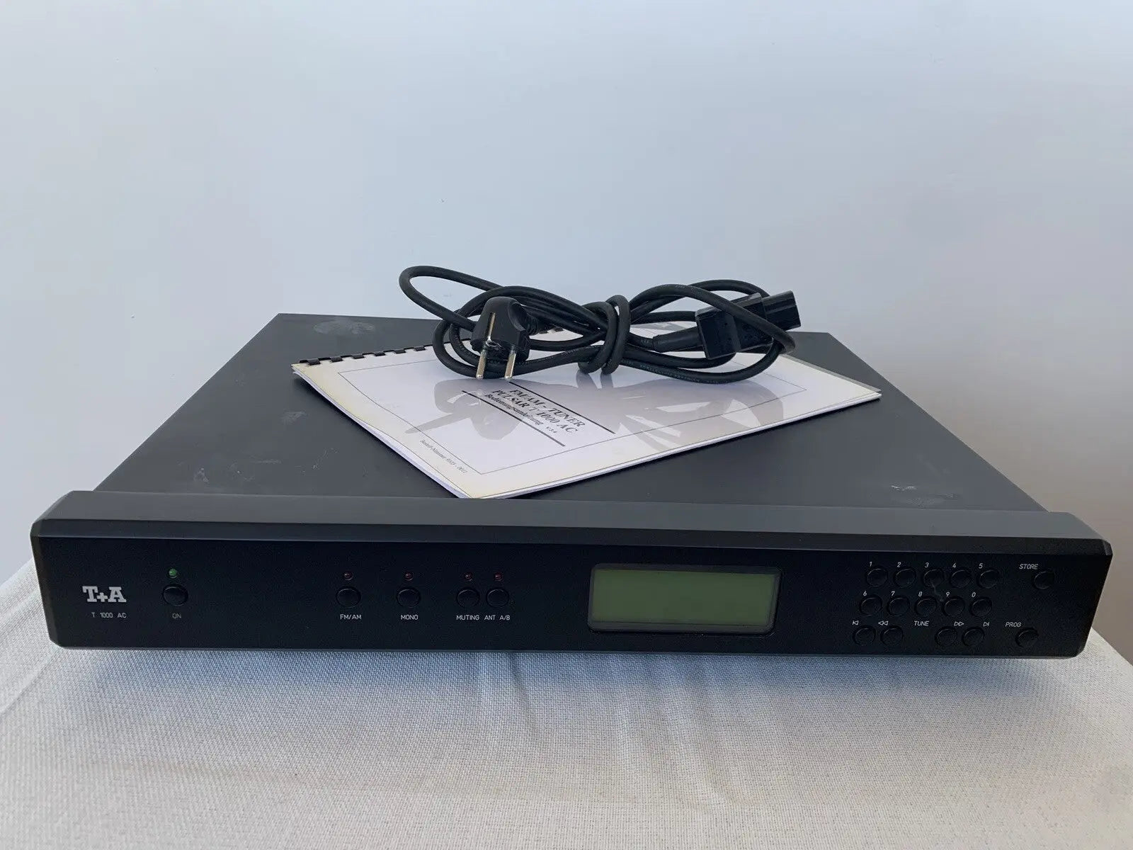 T+A T 1000 AC Tuner Radio Mit Gebrauchsanleitung Manual Schwarz