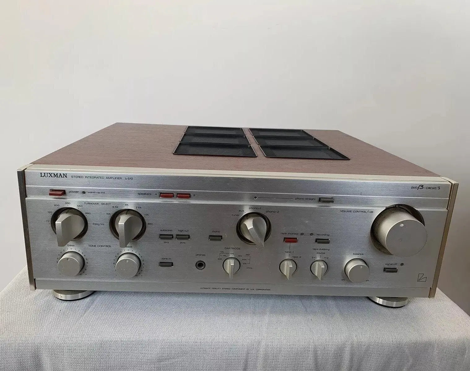 Luxman L-510 Verstärker Amplifier Vintage Retro Woodcase Holzgehäuse