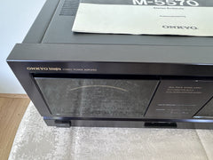 Onkyo M-5570 Endstufe Power Amplifier Vintage Retro Gewartet Serviced