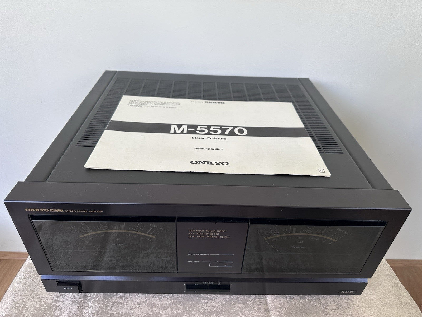 Onkyo M-5570 Endstufe Power Amplifier Vintage Retro Gewartet Serviced