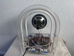 Dapy Neon Tuner Radio Vintage Retro Transparent Made In France