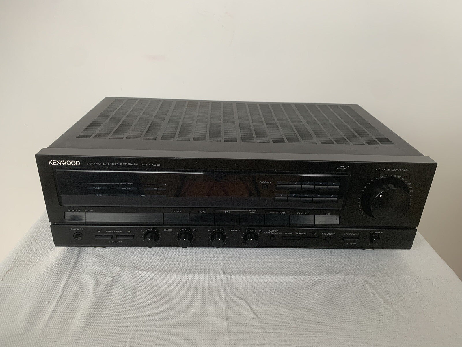 Kenwood KR-A4010 AV Receiver Vintage Retro Schwarz