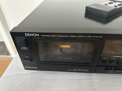 Denon DR-M14HX Kassettendeck Tape Deck Schwarz Mit FB Vintage Retro