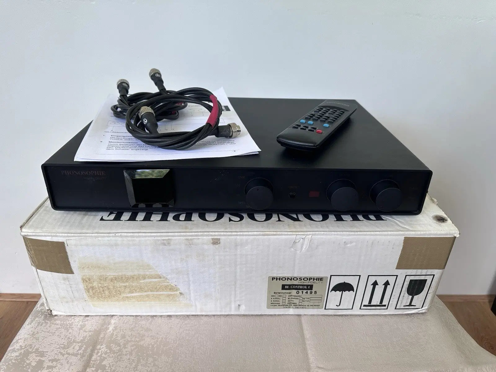Phonosophie BI-Control 1 High End Vorverstärker Pre Amp Mit OVP FB Etc.