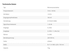 Dynavox Röhrenvorverstärker TPR-1 - Dynavox Tube Preamplifier TPR-1 Audio Everywhere