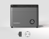 HumminGuru Ultraschall-Plattenwaschmaschine mit Adapter – 40 kHz Vinyl Reiniger mit Auto Clean & Dry (Grau)