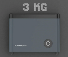 HumminGuru Ultraschall-Plattenwaschmaschine – 40 kHz Vinyl Reiniger mit Auto Clean & Dry (Grau)