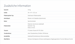 PE 1010 MK II Plattenspieler Record Player Perpetuum Ebner
