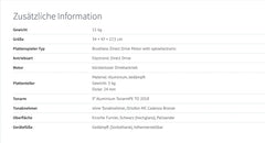 PE 7070 Plattenspieler Record Player Perpetuum Ebner - Direct Drive Audio Everywhere