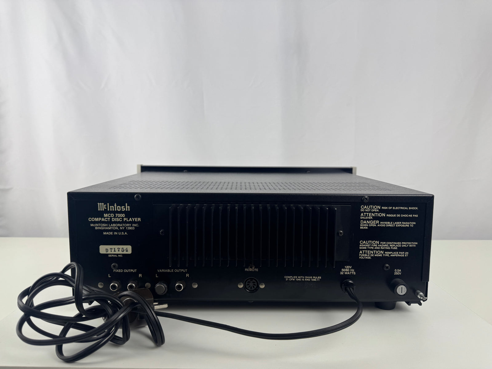 McIntosh MCD 7000 CD Spieler Gewartet