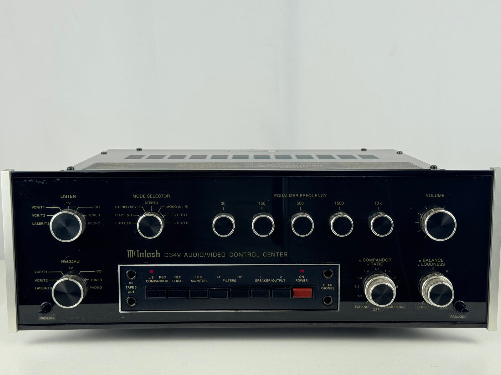 McIntosh C34V High End Vorverstärker Preamplifier Control Schwarz