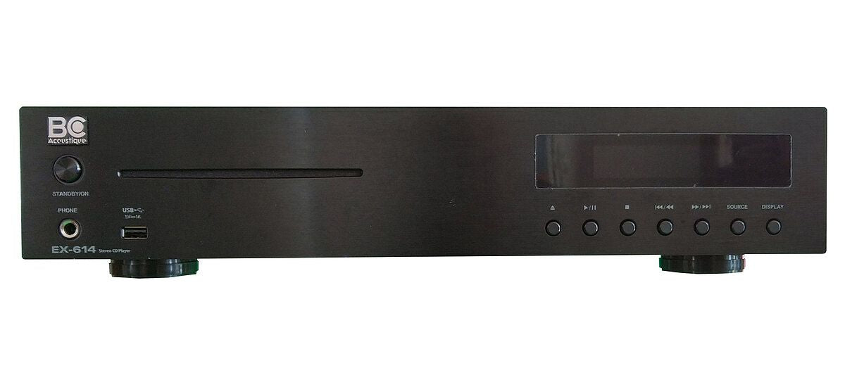 BC Acoustique EX-614 – Hochwertiger CD-Player mit Slot-In-Laufwerk