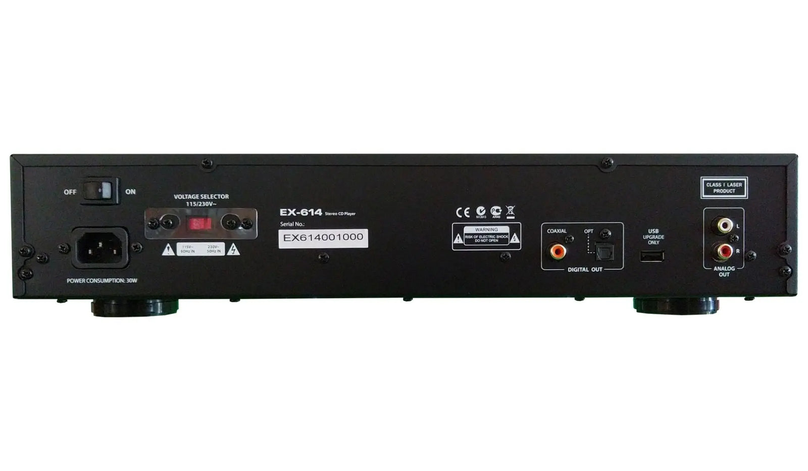BC Acoustique EX-614 – Hochwertiger CD-Player mit Slot-In-Laufwerk Audio Everywhere