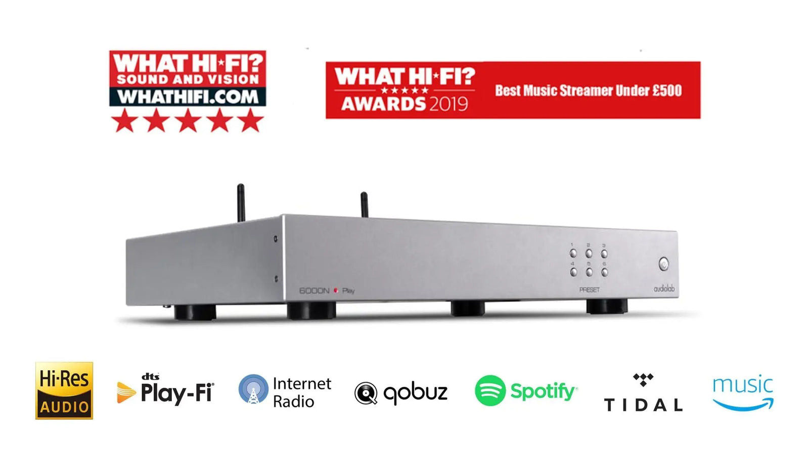 Audiolab 6000N Play Netzwerk-Streamer Audio Everywhere