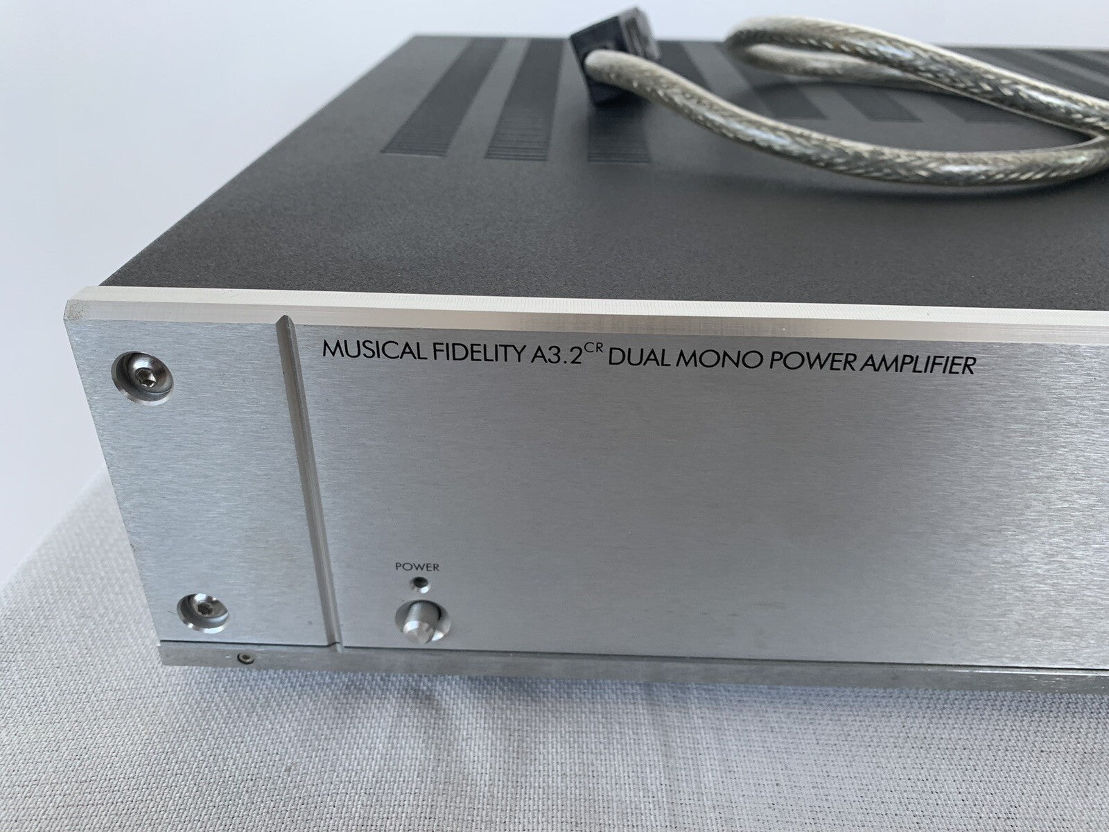 Musical Fidelity A3.2 CR Dual Mono Power Amplifer Endstufe Silber Vintage Retro
