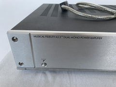 Musical Fidelity A3.2 CR Dual Mono Power Amplifer Endstufe Silber Vintage Retro