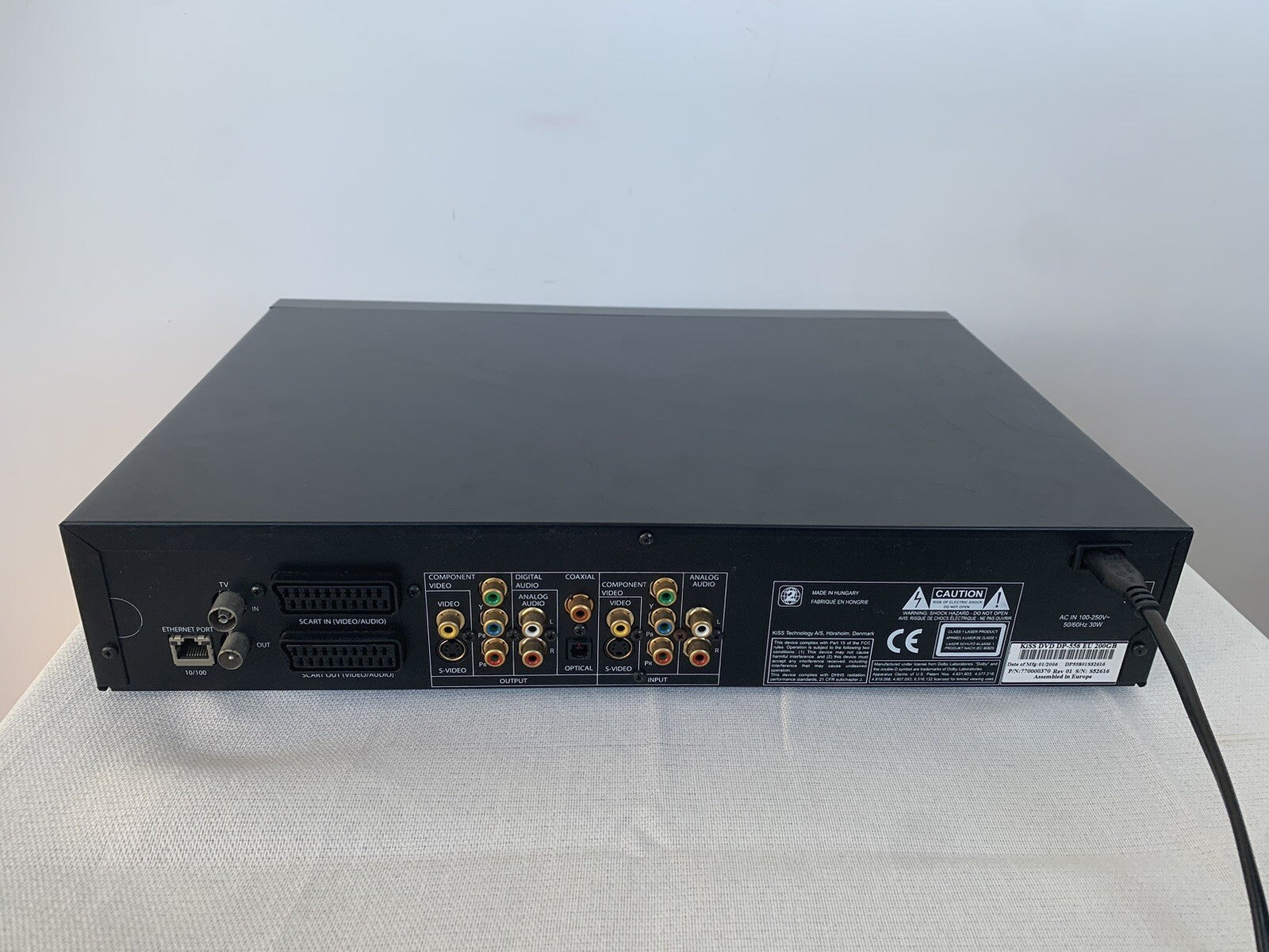 KiSS DP-558 HDD Recorder DVD Spieler DVD Player