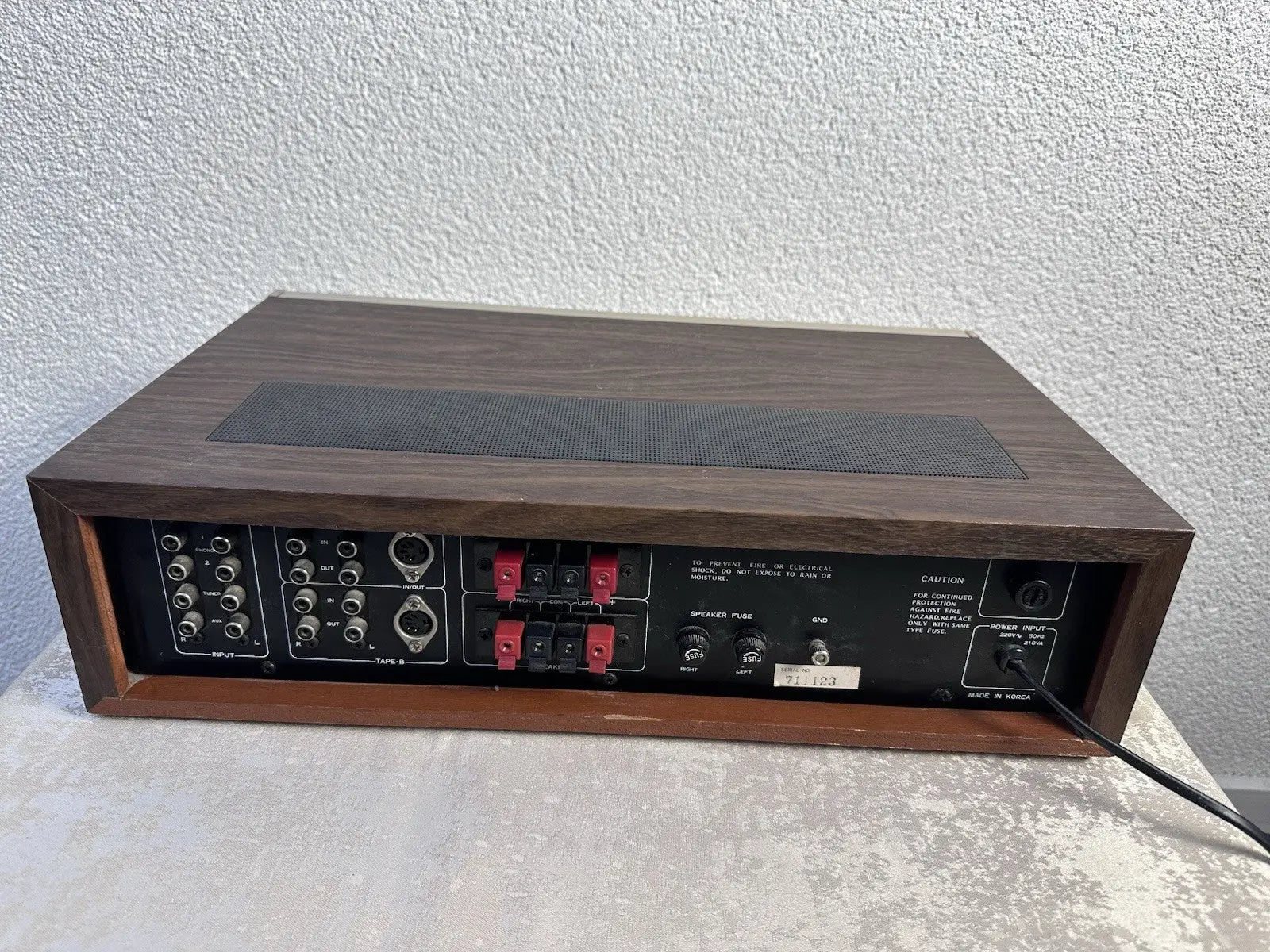Electown A-606 Verstärker Amplifier Vintage Retro Woodcase