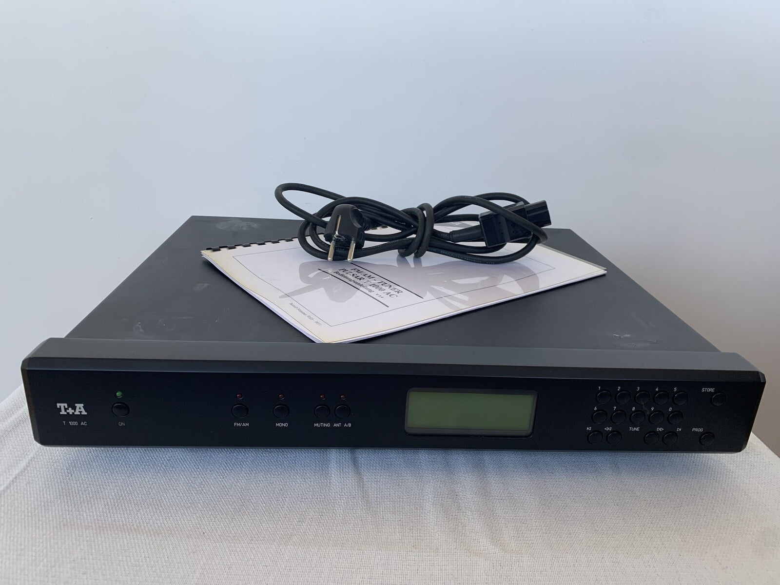 T+A T 1000 AC Tuner Radio Mit Gebrauchsanleitung Manual Schwarz