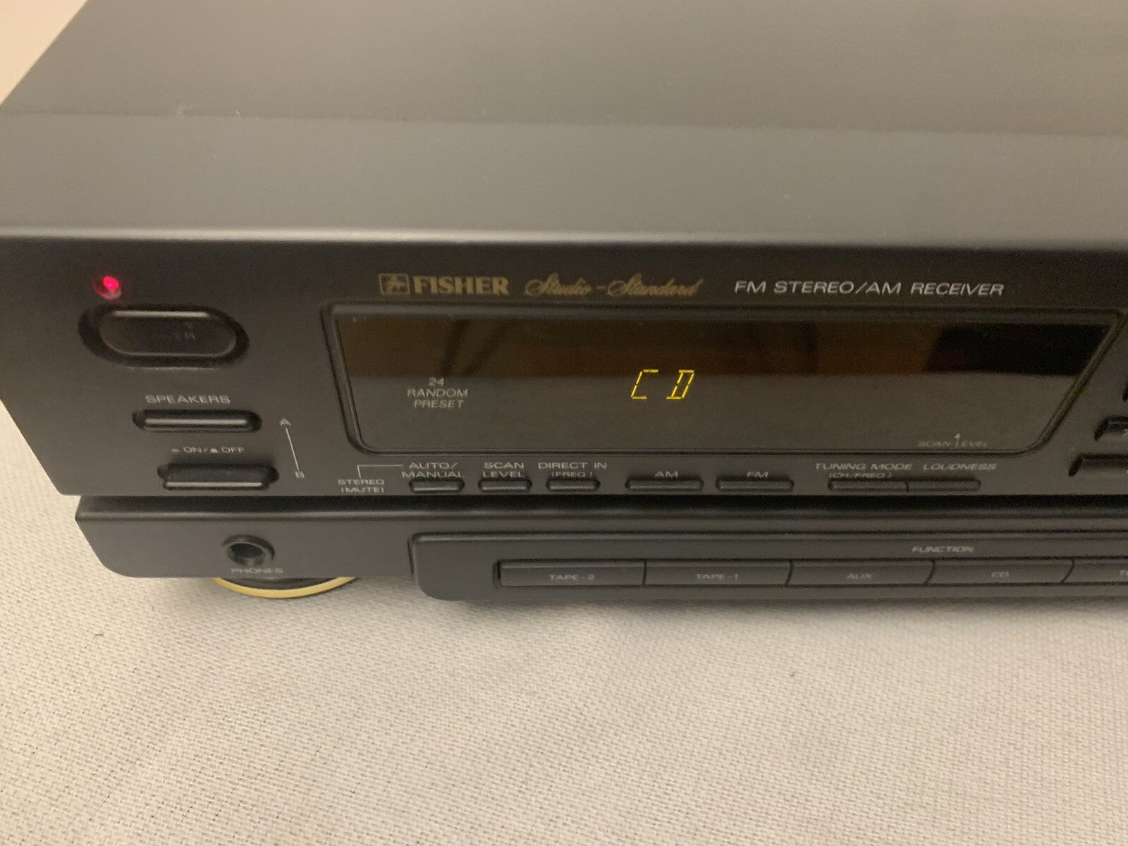 Fisher 9010 Receiver Mit EQ Studio Standard Vintage Retro Schwarz 