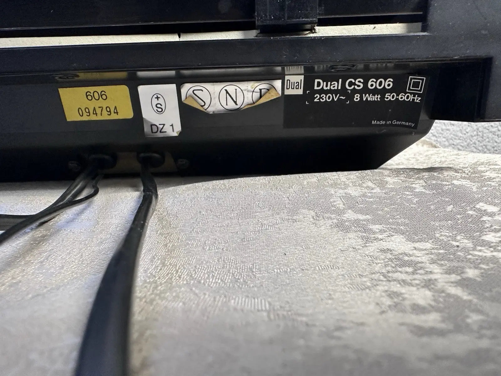 Dual CS 606 Plattenspieler Record Player Direct Drive Vintage Retro