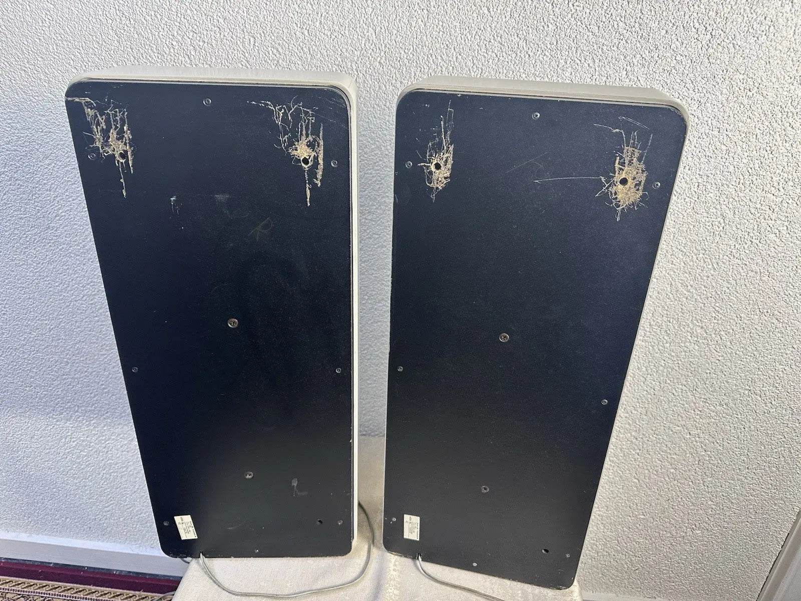 Braun L 550 Lautsprecher Speaker Dieter Rams Vintage Retro Weiß White