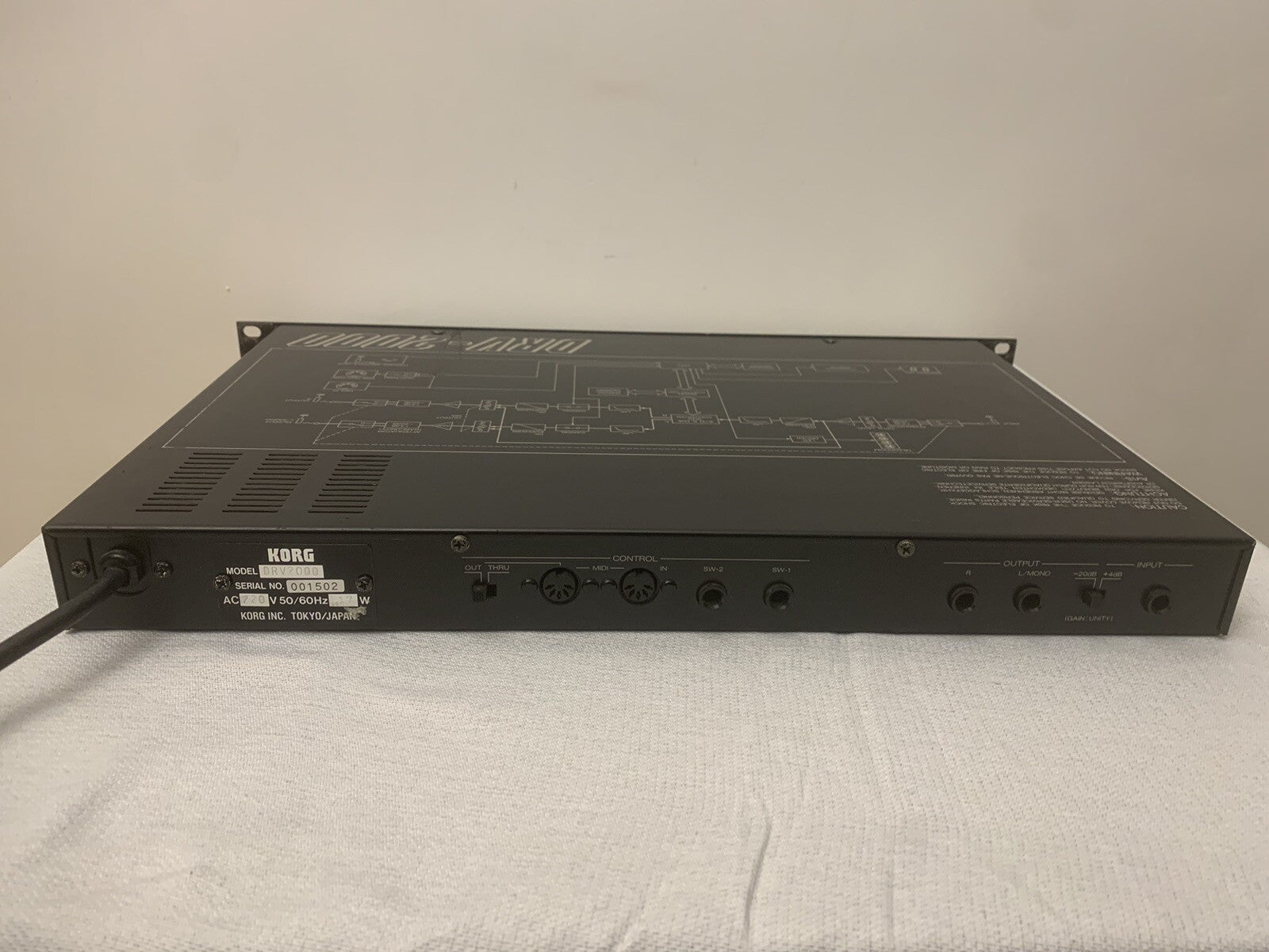 Korg DRV-2000 Digital Reverb Vintage Retro