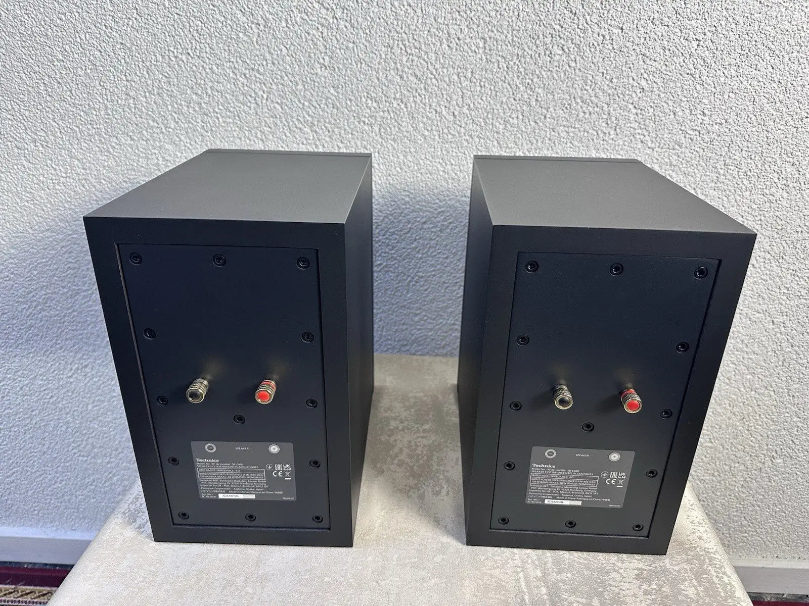 Technics SB-C600 Lautsprecher Speaker Schwarz Black