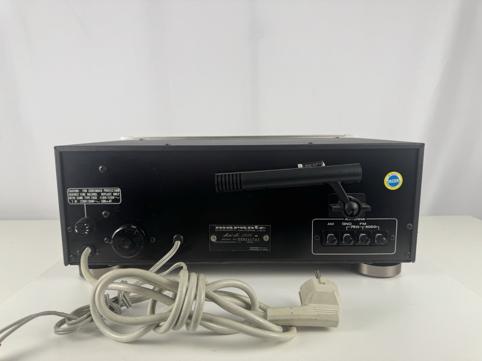 Marantz Model 2050 Tuner Radio Silber Silver Vintage Retro