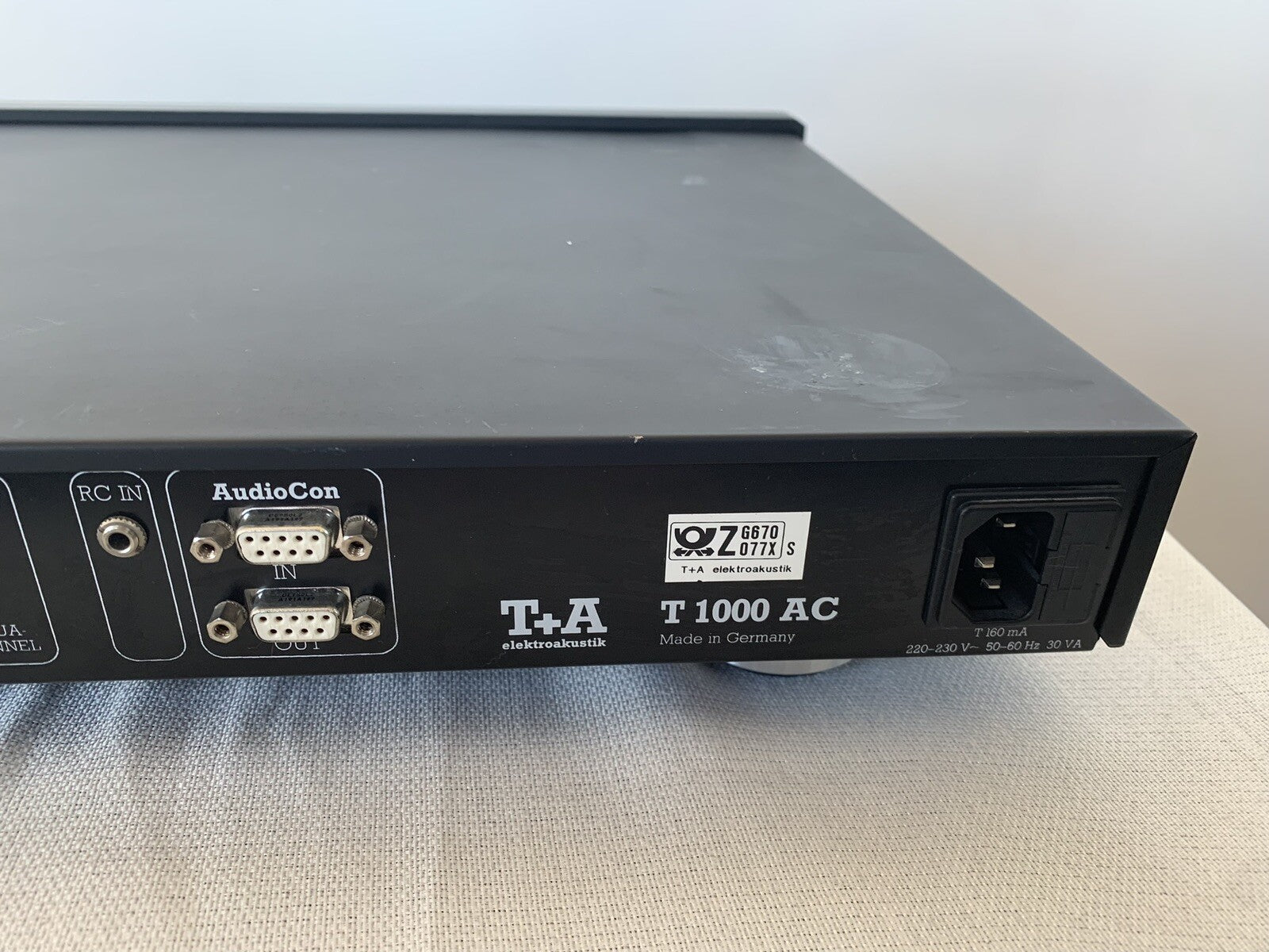 T+A T 1000 AC Tuner Radio Mit Gebrauchsanleitung Manual Schwarz