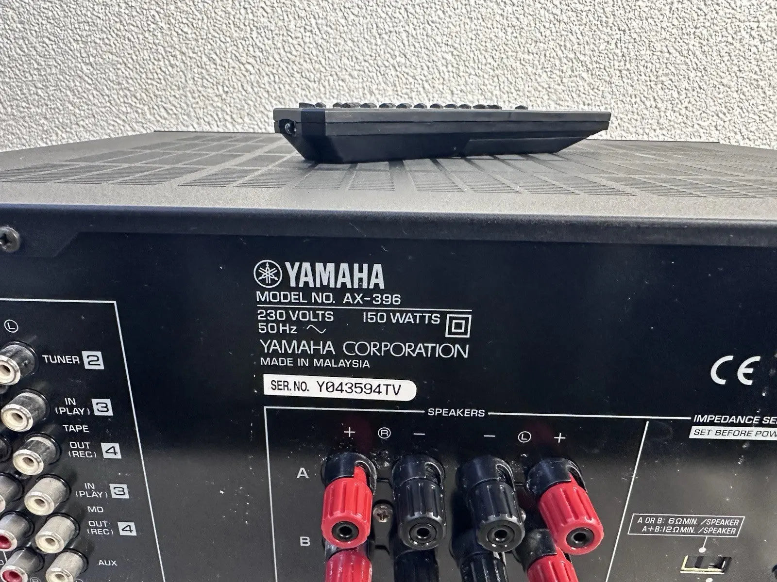 Yamaha AX-396 Verstärker Amplifier Mit FB With Remote