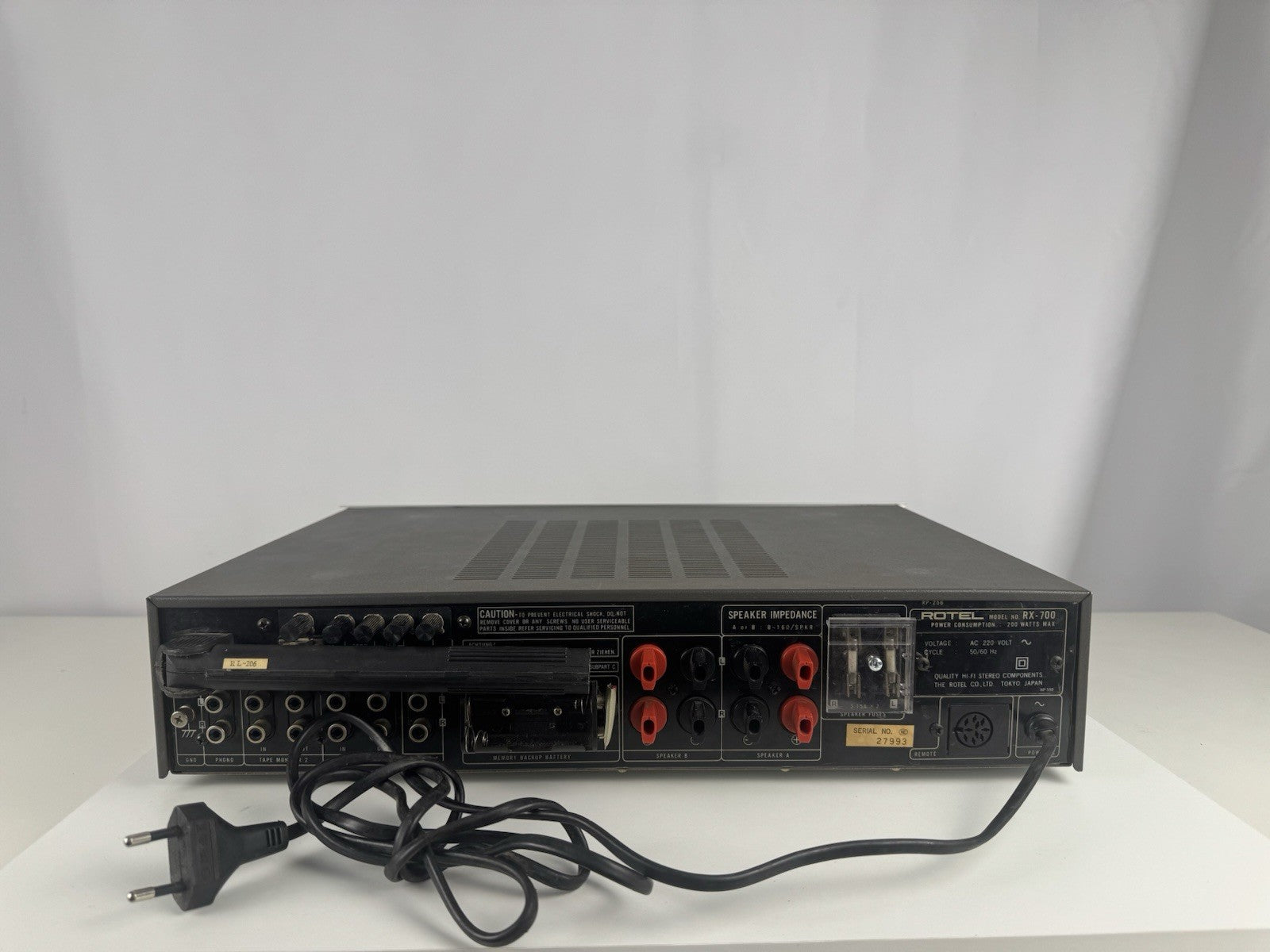 Rotel RX-700 Receiver Silber Silver Vintage Retro