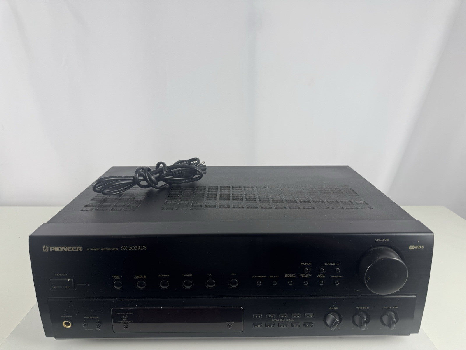 Pioneer SX-203RDS Receiver Schwarz Vintage Retro