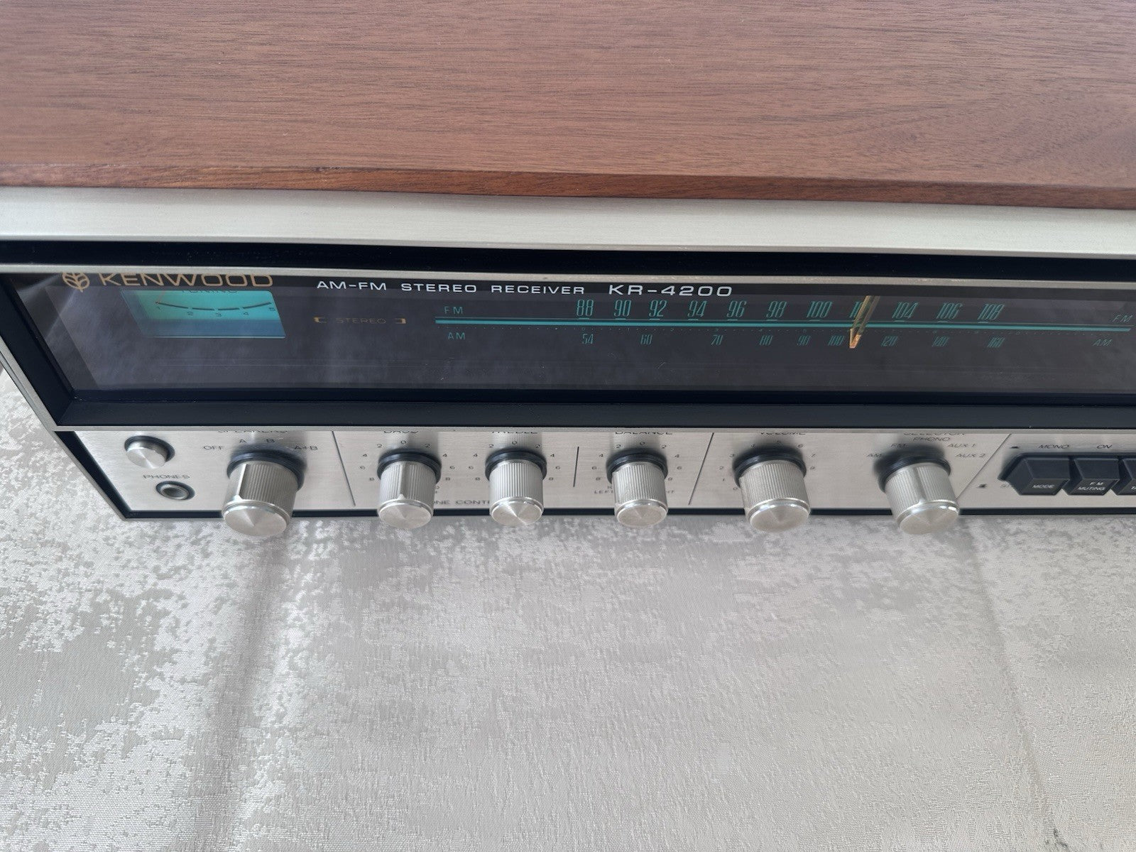 Kenwood KR-4200 Receiver Verstärker Vintage Retro Made In Japan