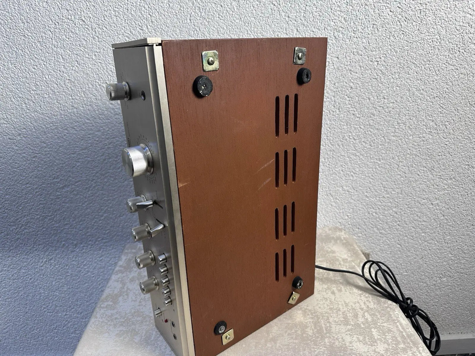 Electown A-606 Verstärker Amplifier Vintage Retro Woodcase