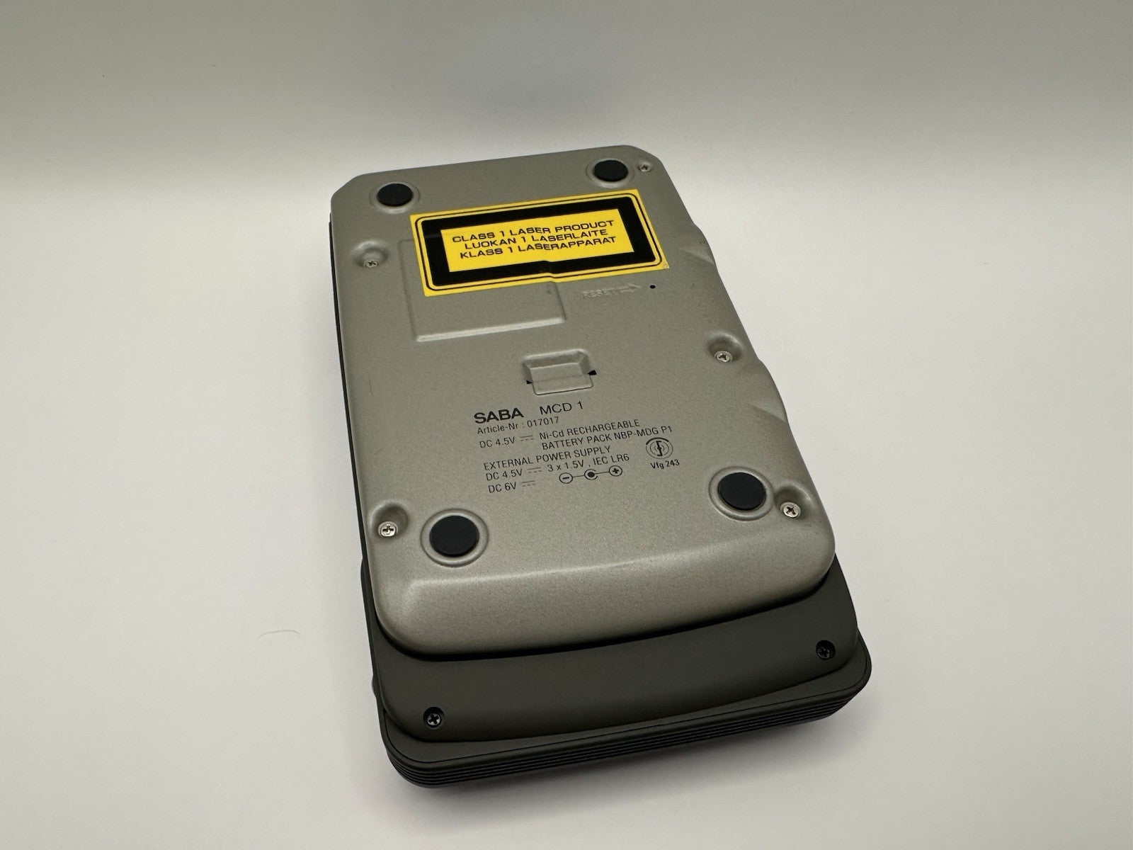 Saba MCD-1 MiniDisc Spieler MD Player Walkman Rare Vintage Retro