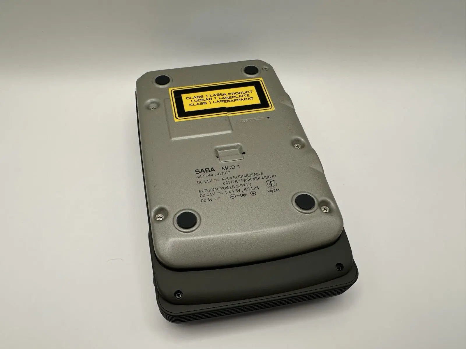 Saba MCD-1 MiniDisc Spieler MD Player Walkman Rare Vintage Retro