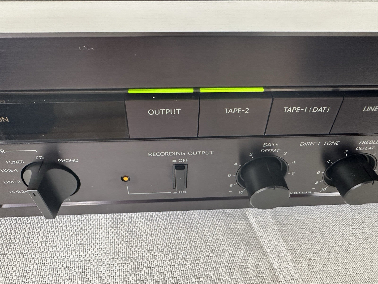 Onkyo P-3370 Vorverstärker Pre Amplifier Schwarz Mit Bedienungsanleitung