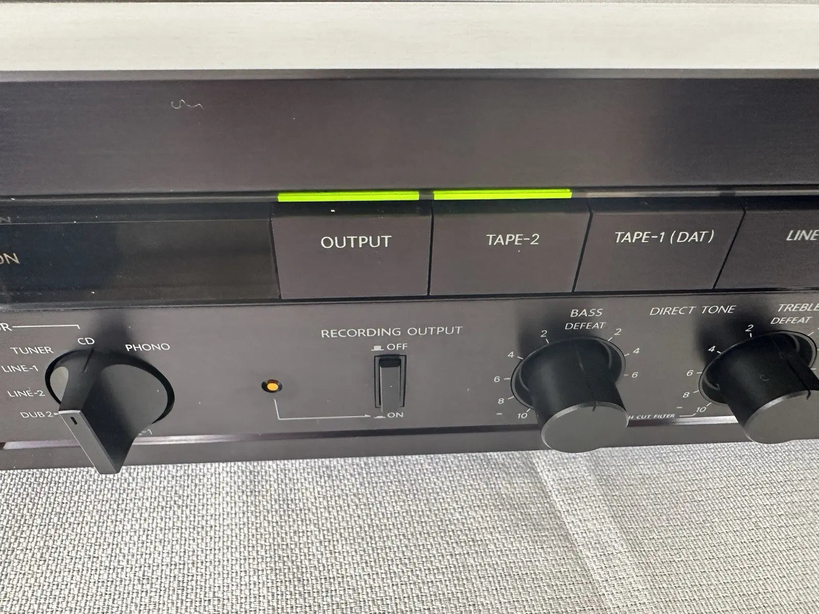Onkyo P-3370 Vorverstärker Pre Amplifier Schwarz Mit Bedienungsanleitung