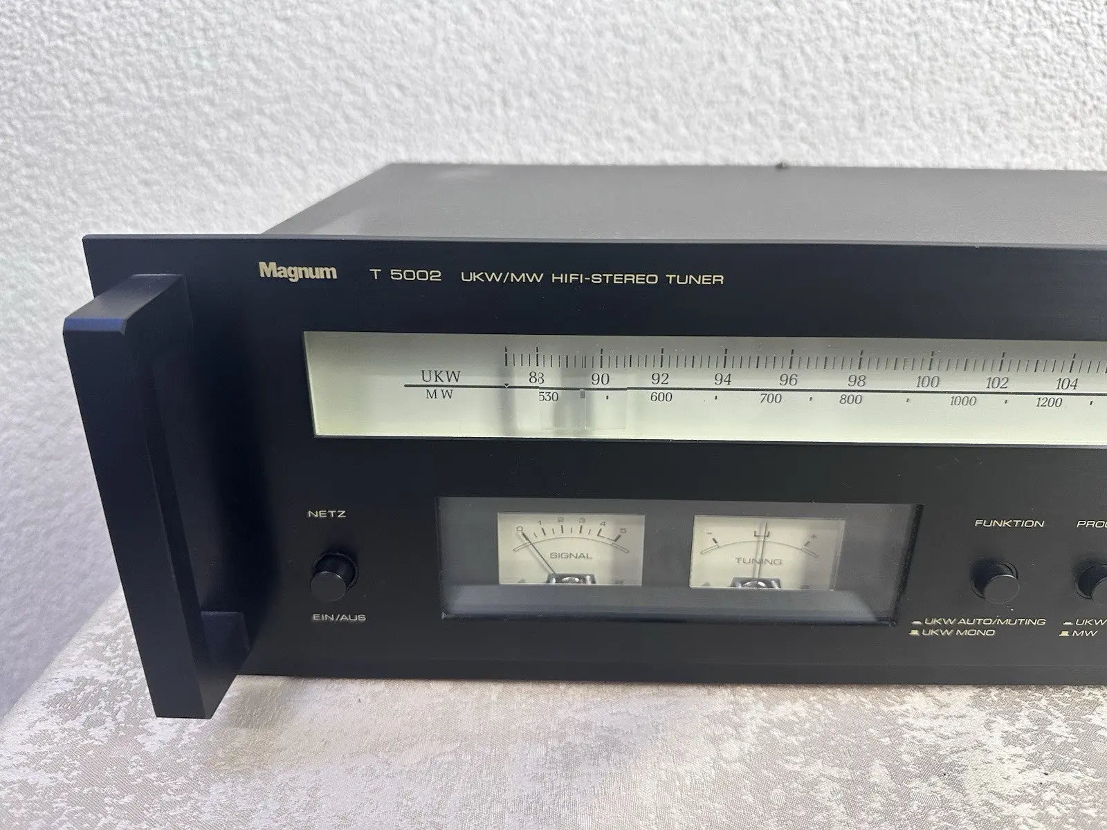Magnum T 5002 Tuner Radio Schwarz Black Vintage Retro