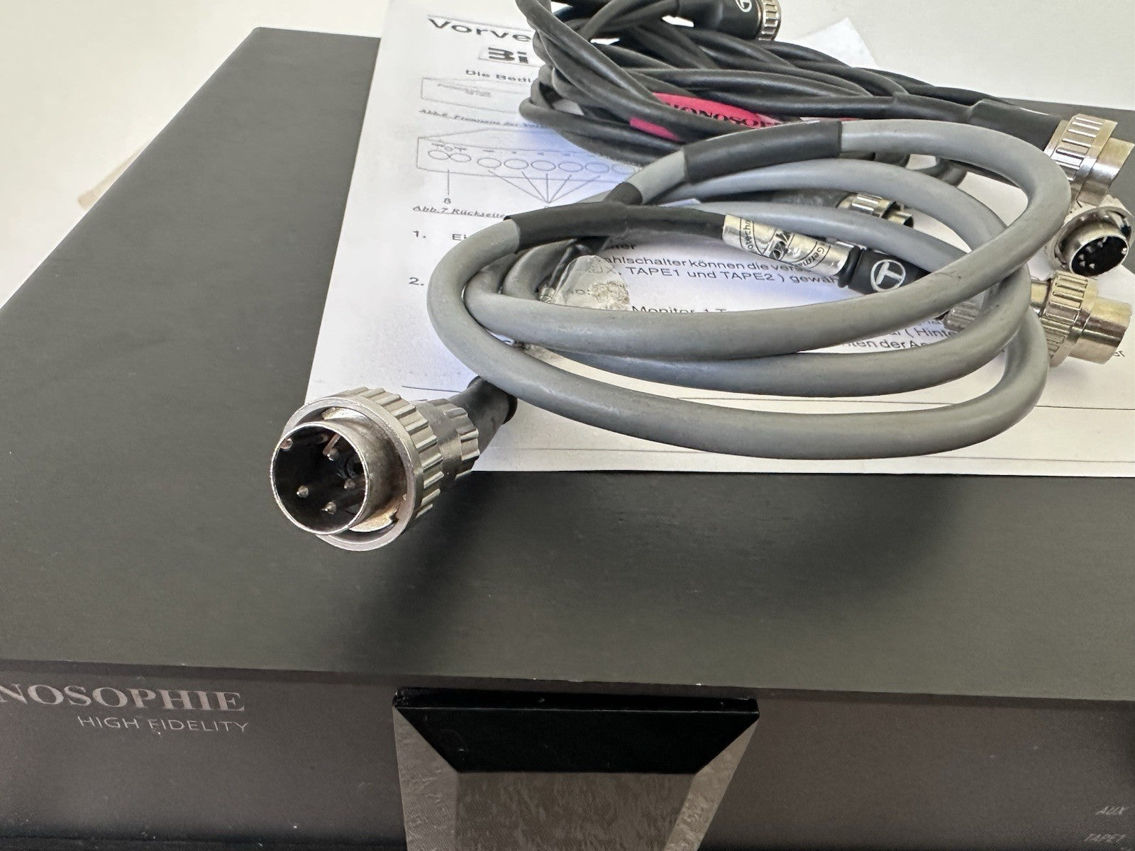Phonosophie BI-Control 1 High End Vorverstärker Pre Amp Mit OVP FB Etc.