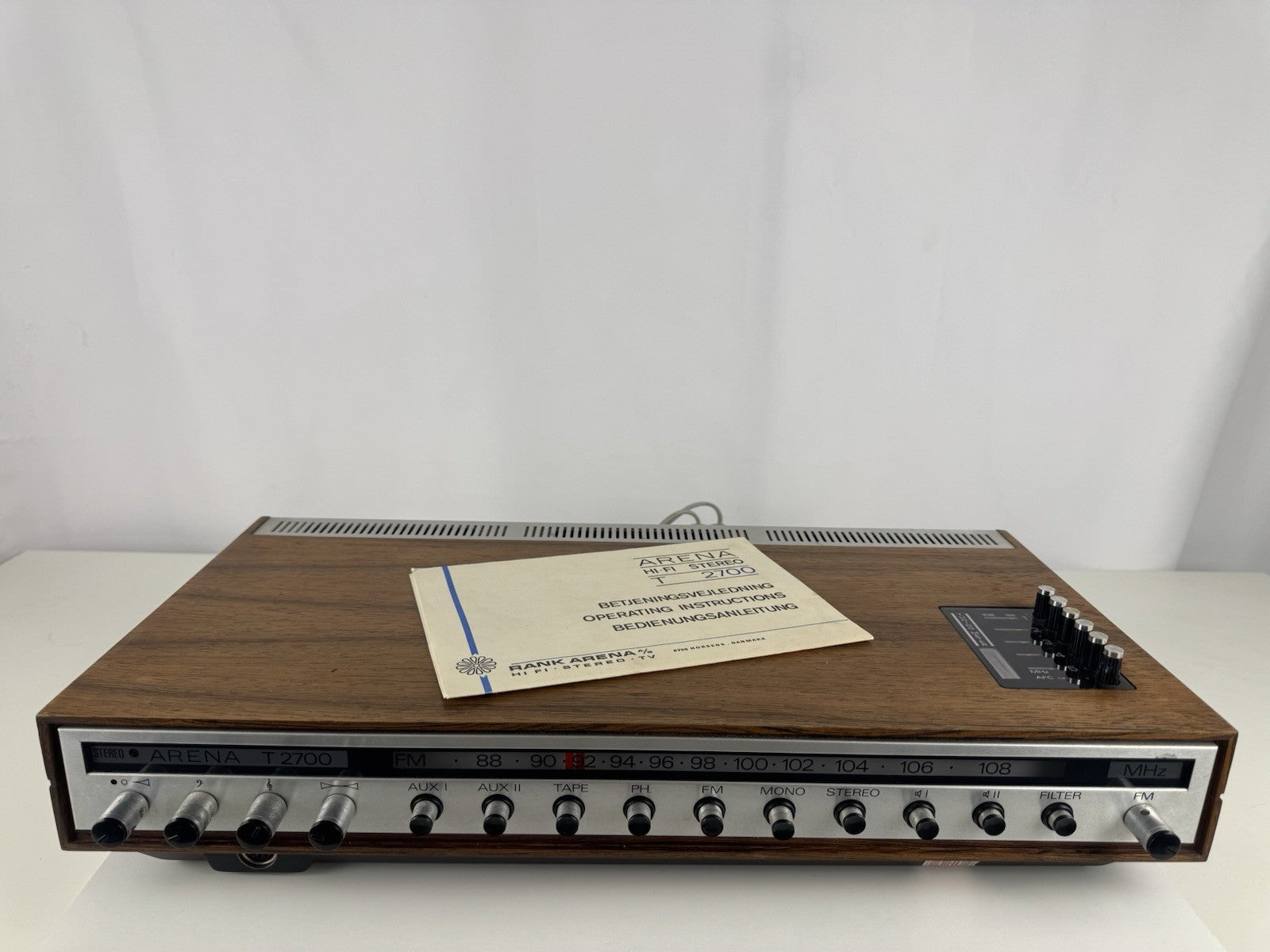 Rank Arena T 2700 Verstärker Receiver Vintage Retro