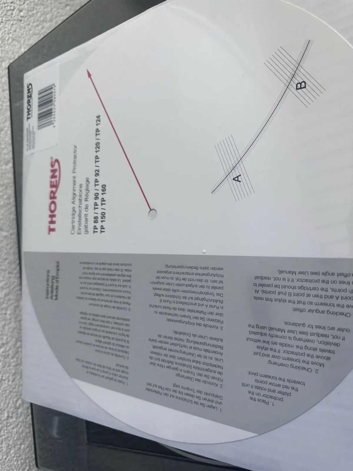 Thorens TD 204 Plattenspieler Record Player Mit Zubehör / OVP Schwarz Black