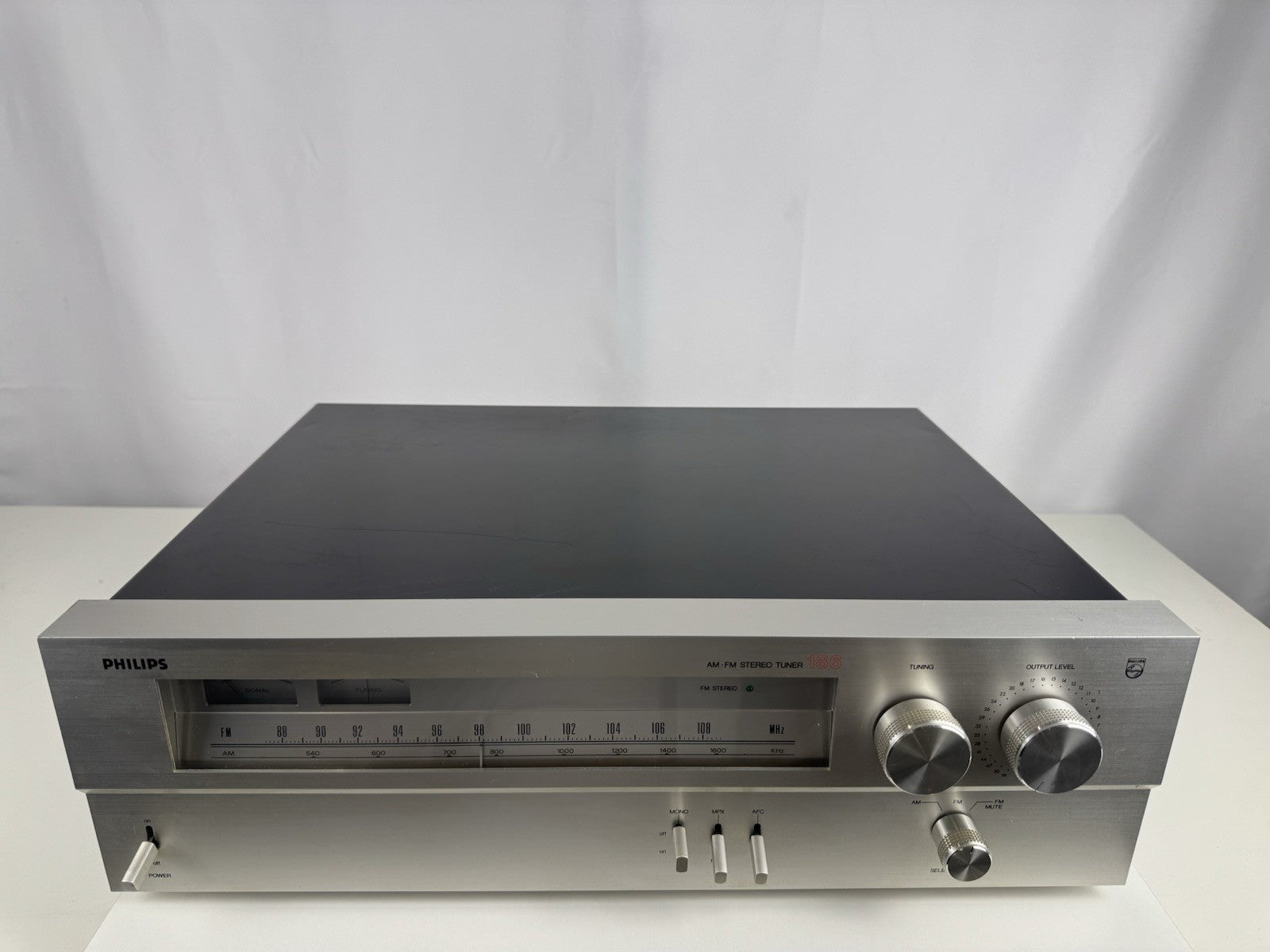 Philips 186 Tuner Radio Silber Silver 