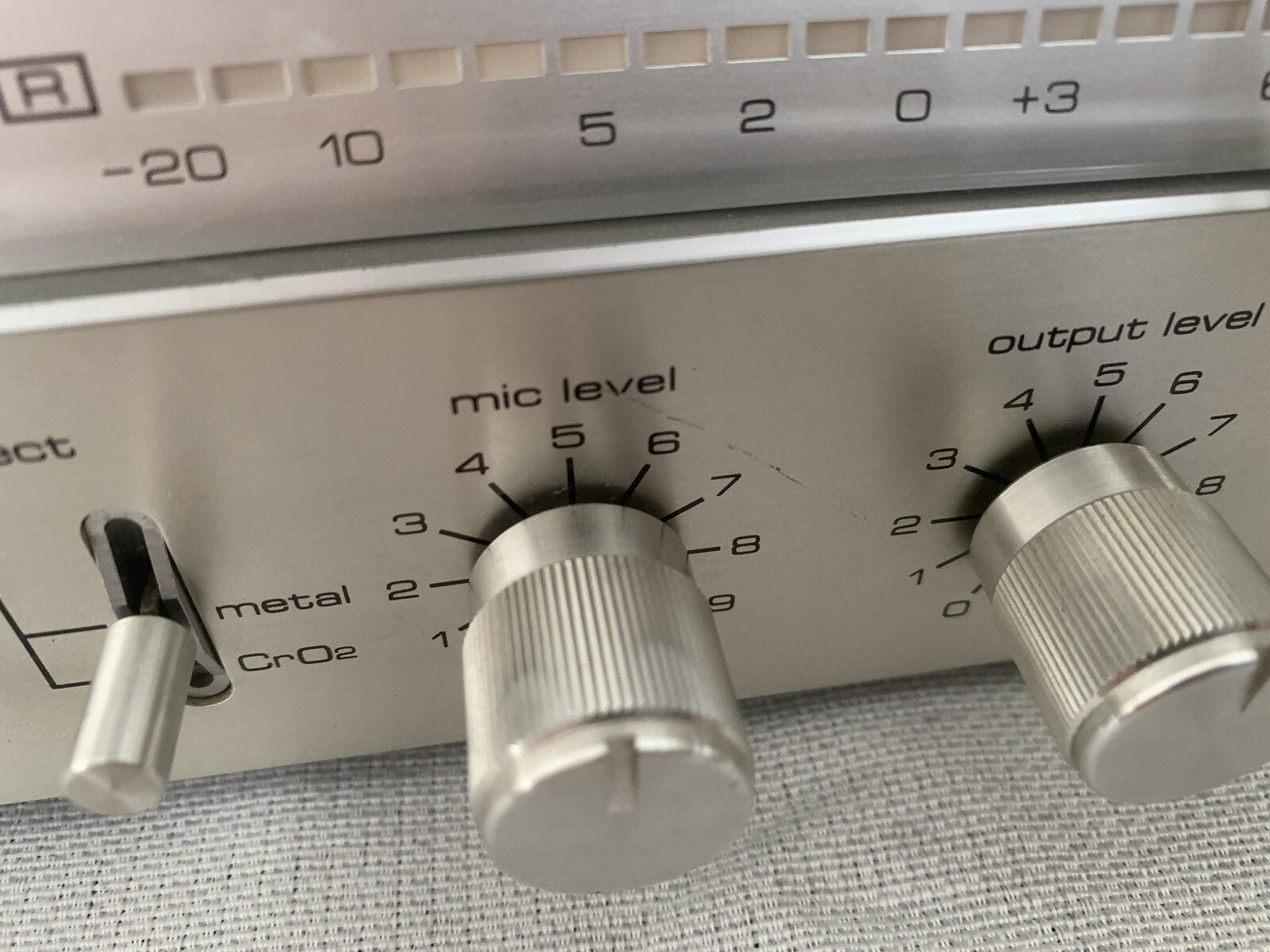 Saba CD 362 Kassettendeck Tape Deck Retro Vintage Silber