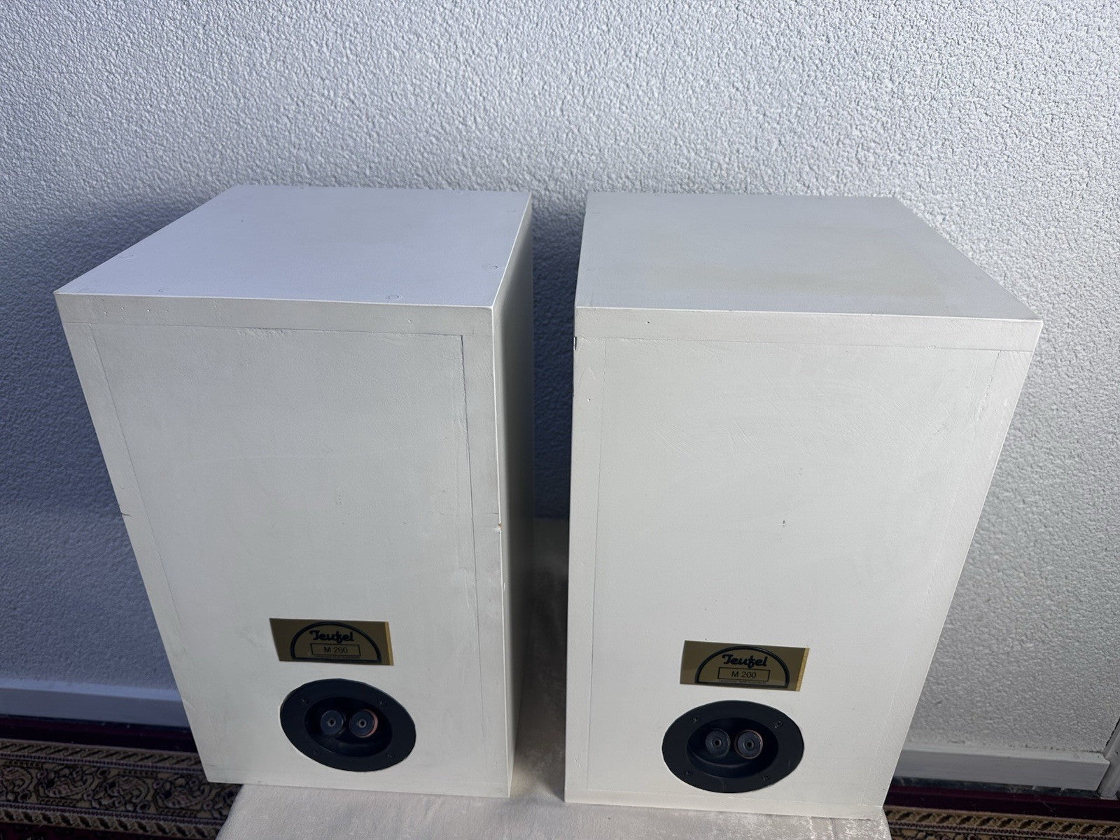 Teufel M 200 Lautsprecher Speaker Weiß White Vintage Retro