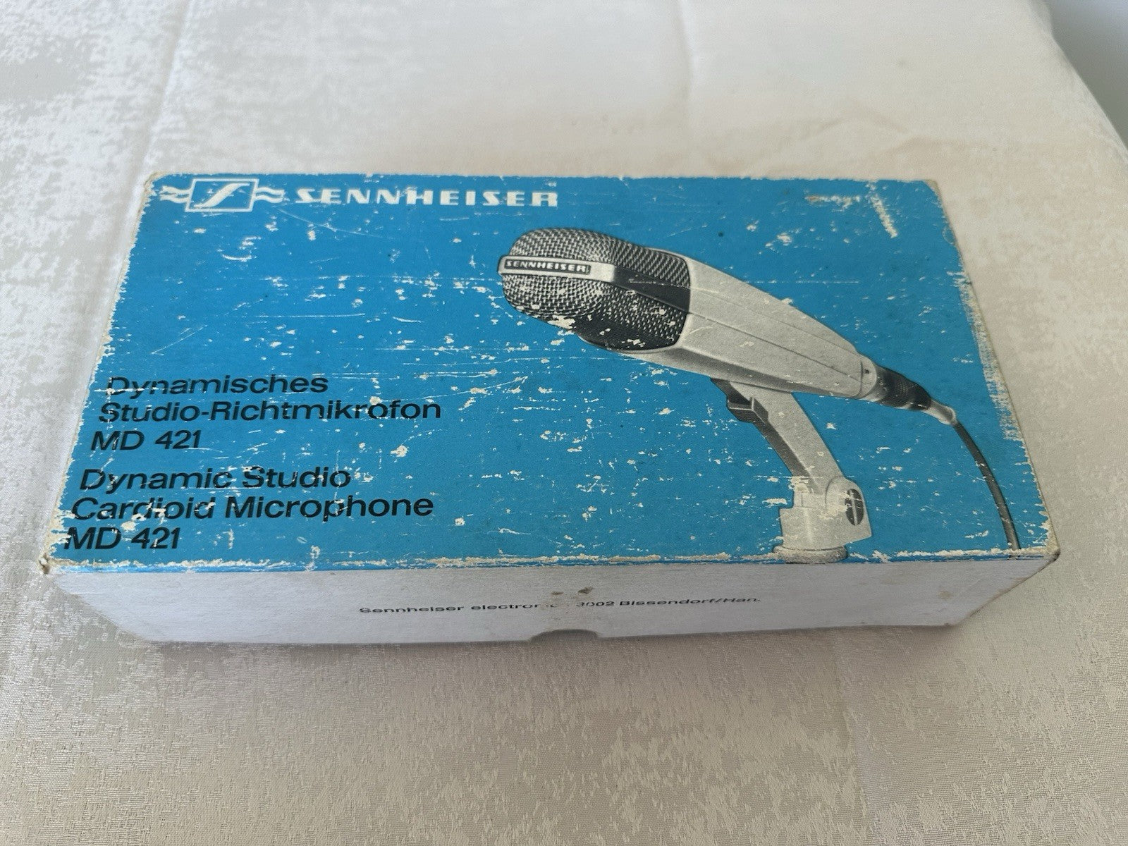 Sennheiser MD 421 N Mikrofon Microphone Mit OVP Retro Vintage