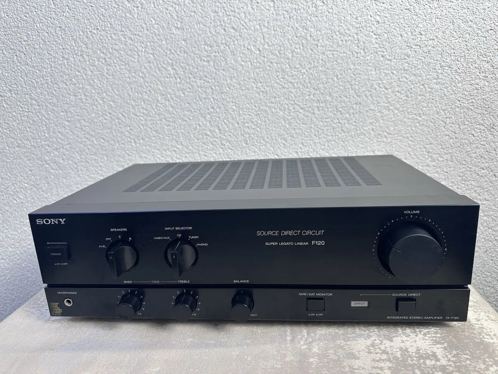 Sony TA-F120A Verstärker Amplifier black Schwarz Vintage Retro