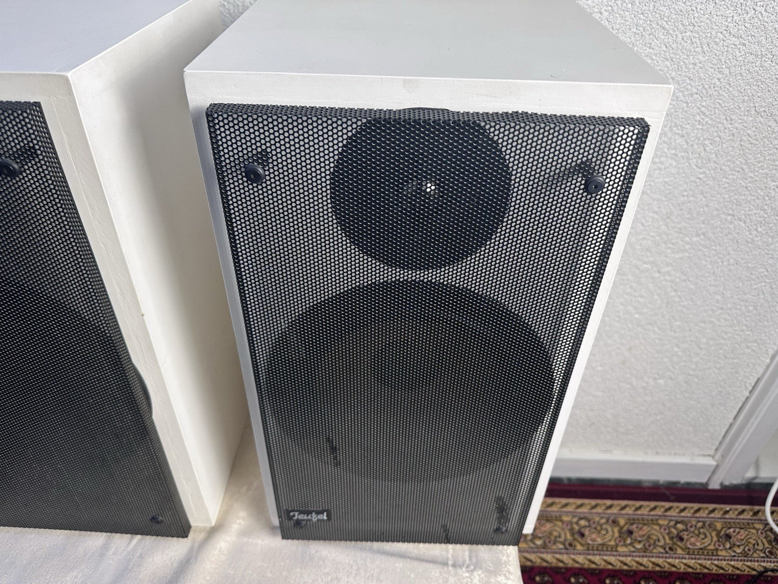 Teufel M 200 Lautsprecher Speaker Weiß White Vintage Retro